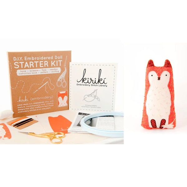 D.I.Y. Embroidered Doll Starter Kit Level 2