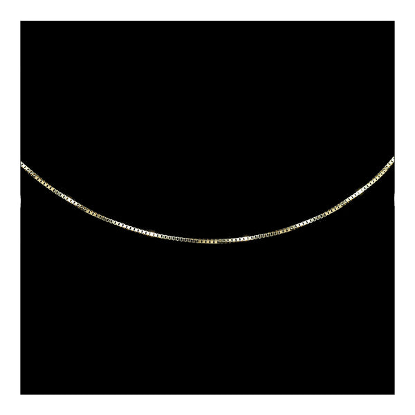 14K Gold Box Chain 16"