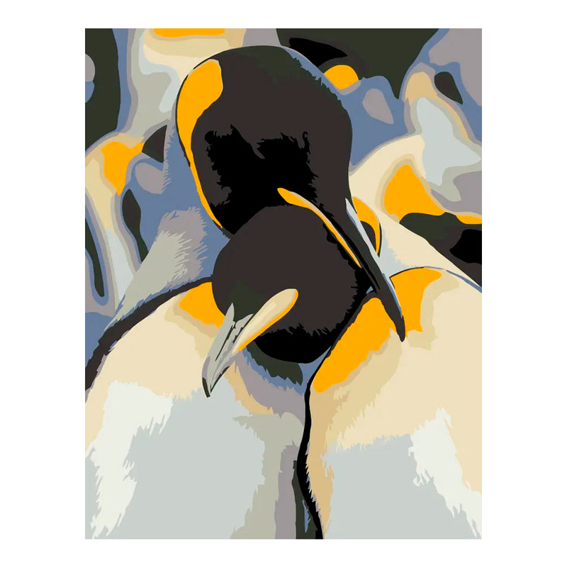 Paint by Numbers: 2 Penguins