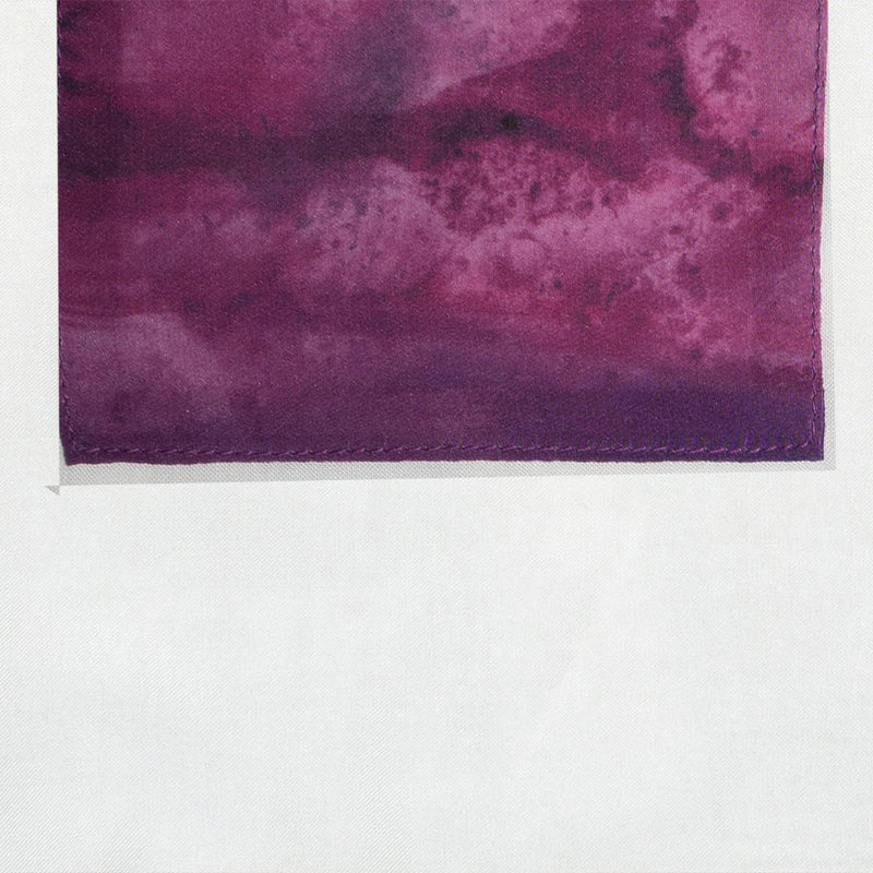 Tallit and Bag in Purple Silk