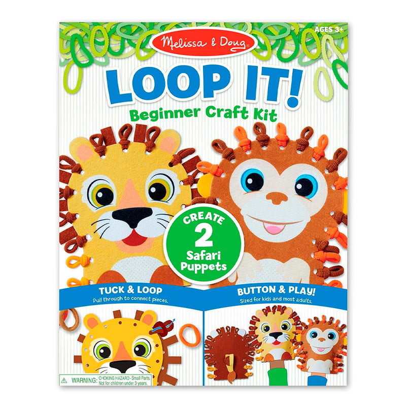 Safari Puppets Beginner Craft Kit