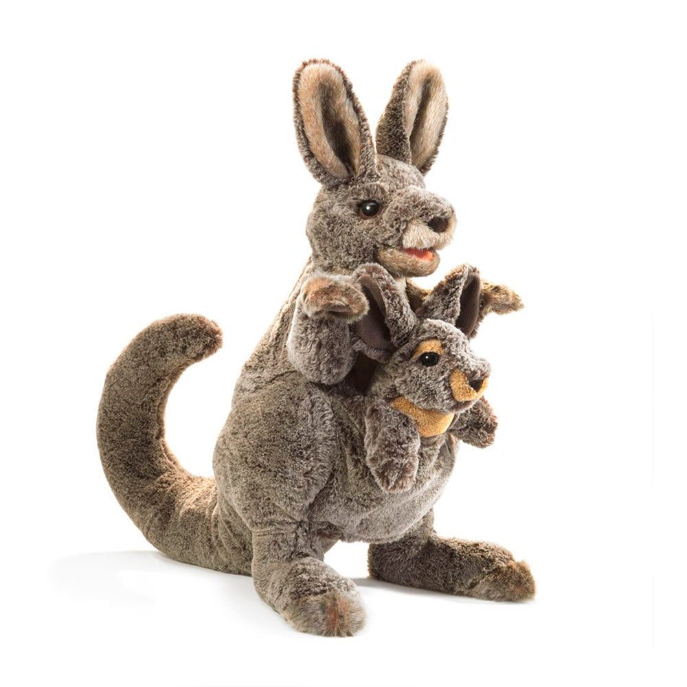 Kangaroo with Joey Puppets