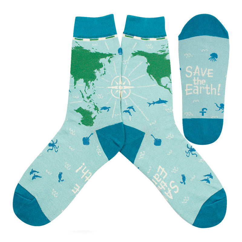 Women's "Save the Earth" Socks