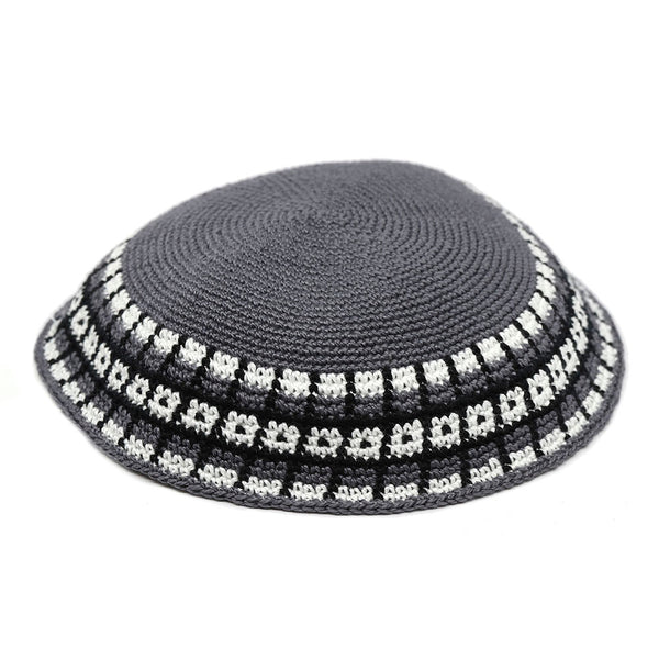 Kippah Knit Extra Fine in Gray