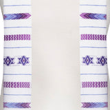 Handmade Guatemalan Tallit in Purple