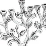 Silver Pomegranates Hanukkiah