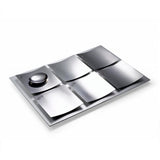 Dune Seder Plate Shiny Steel