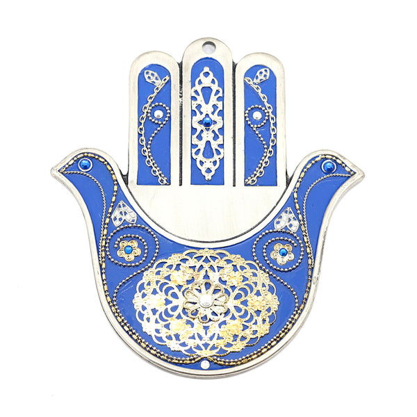 Bead and Chain Wall Hamsa