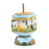 Wildlife Compartment Dreidel with Stand