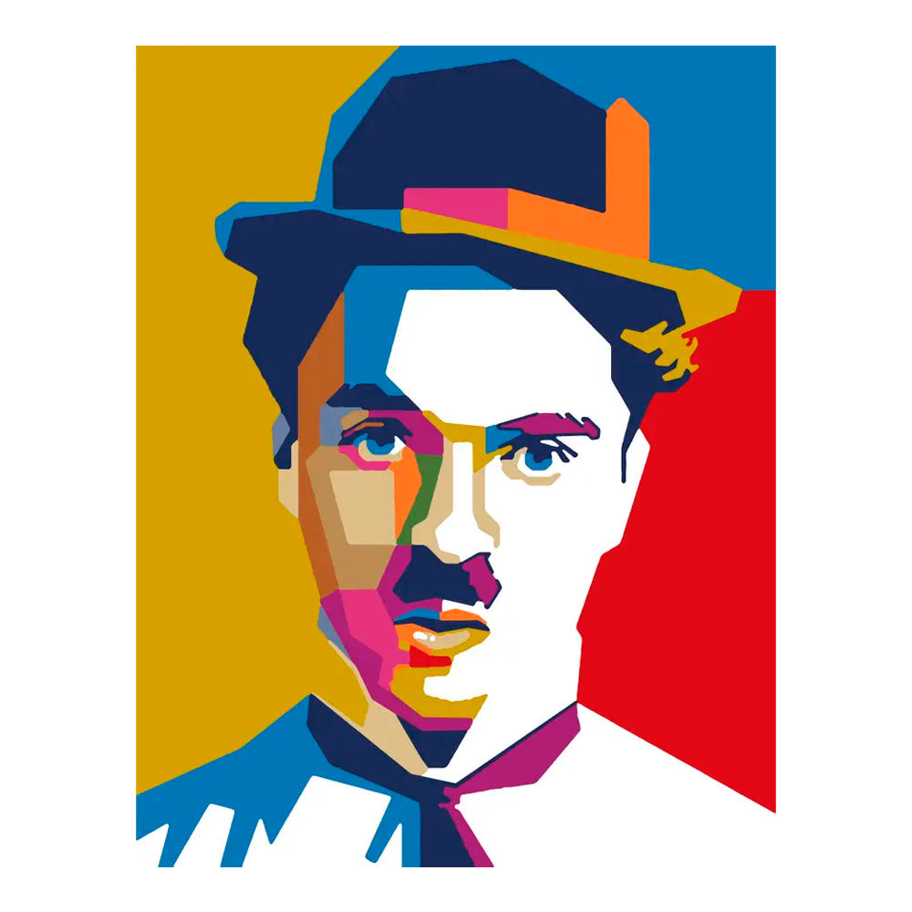 Paint by Numbers: Charlie Chaplin