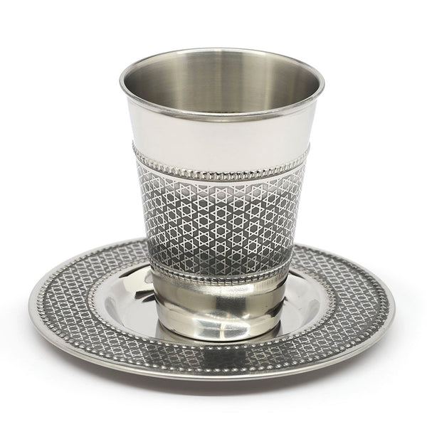 Kiddusch Cup- Mogen David Pewter