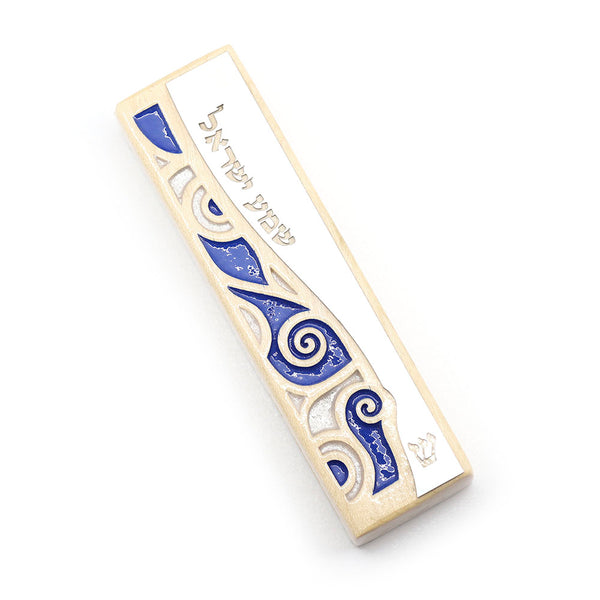 Maple Mezuzah "Bless this Home"