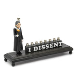 Hannukiah- I Dissent with Poseable Ruther Bader Ginsberg
