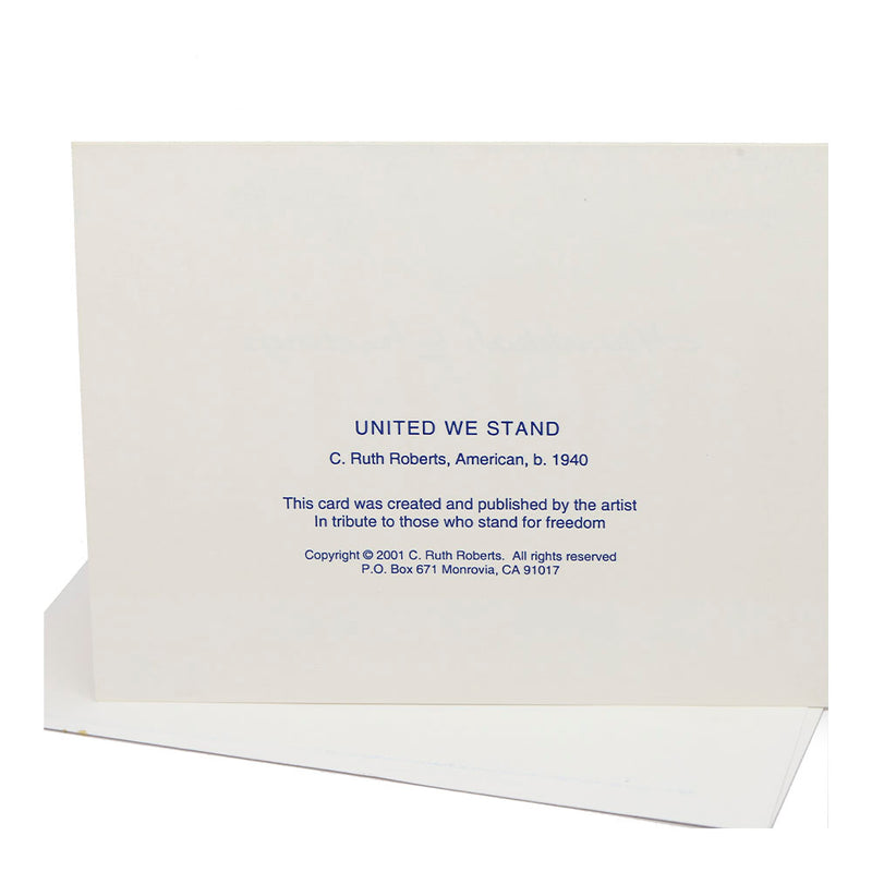 Greeting Card "United We Stand" by Ruth Roberts