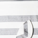 Tallit Set- Michigan (Gray Triple Stripe)