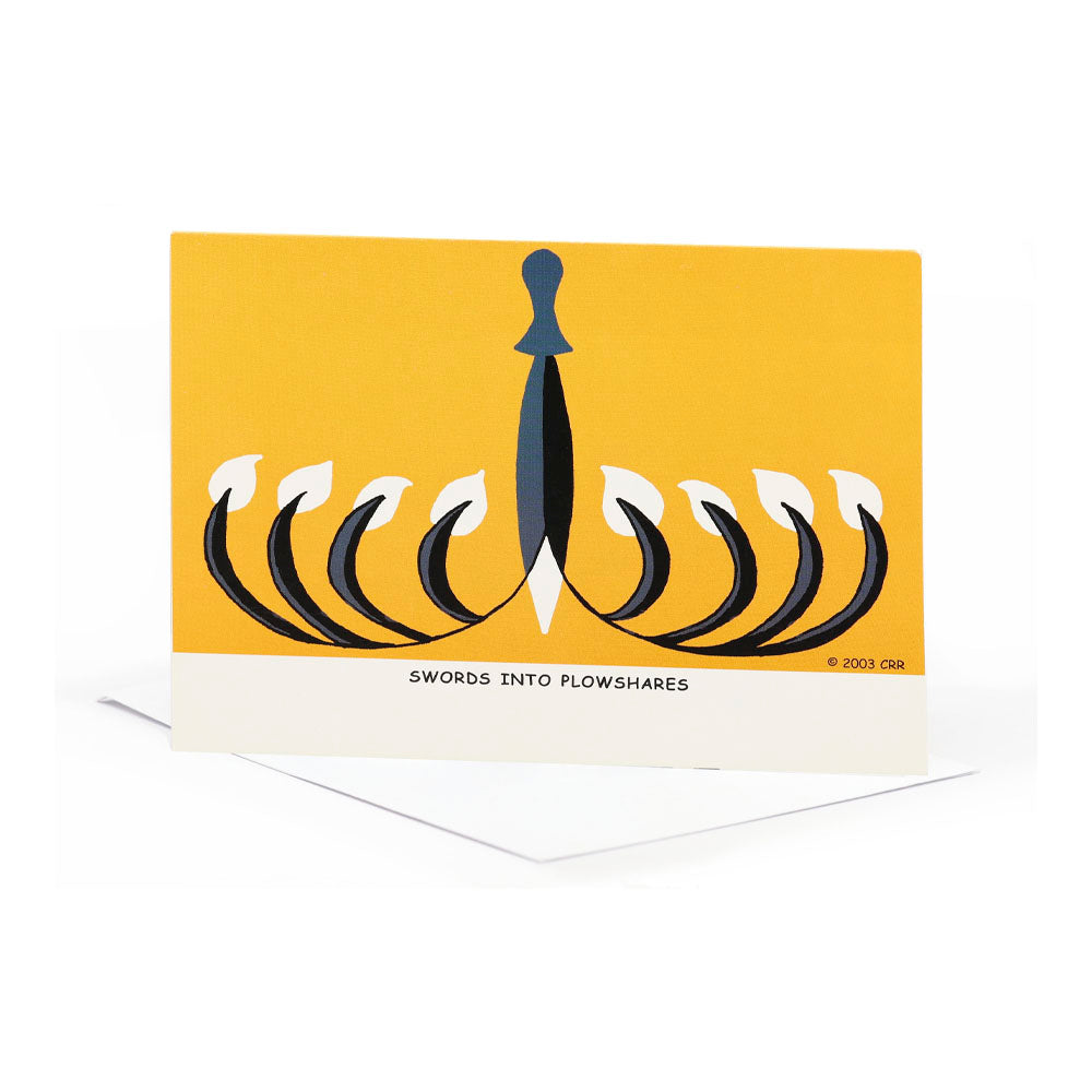 Greeting Card "Swords into Plowshares" by Ruth Roberts