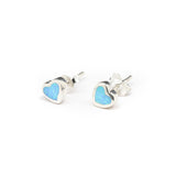 Sterling Silver Earrings with Opal Stones