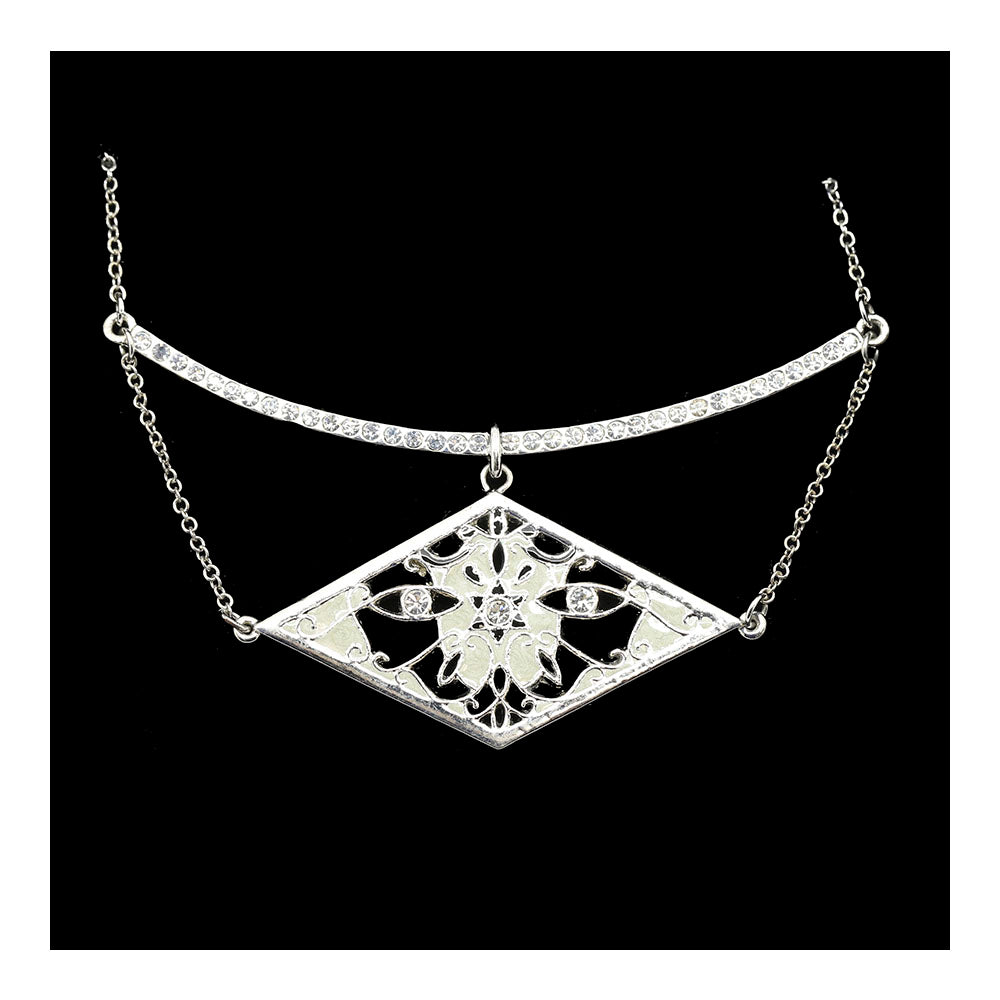 Necklace- Star of David on Diamond Form