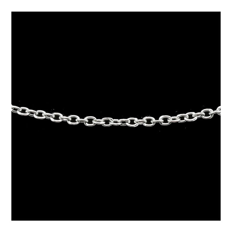 Sterling Silver Baby Cable Chain 18"