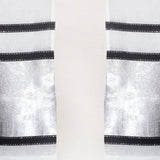 Tallit Set- Pennsylvania (Sheer with Black and Silver Shimmer Satin)