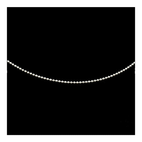 Sterling Silver Ball Chain 18"
