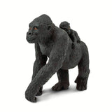 Lowland Gorilla with Baby Figurine