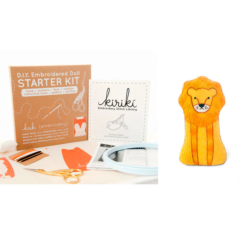 D.I.Y. Embroidered Doll Starter Kit Level 2