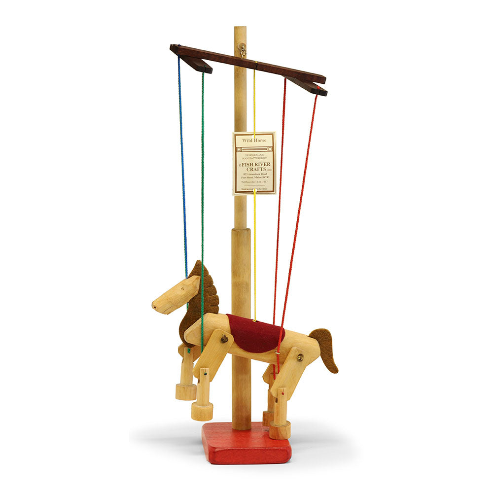 Horse Marionette with Stand