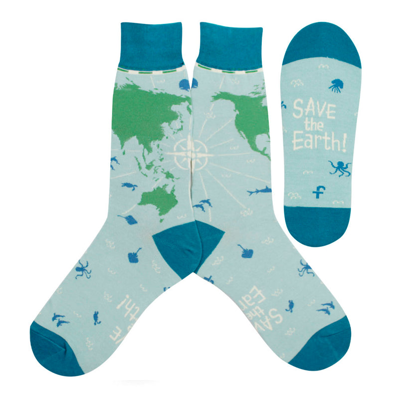 Men's "Save the Earth" Socks