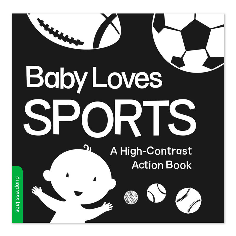 Baby Loves Sports: A High Contrast Action Book