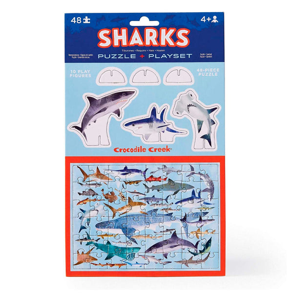 Sharks Puzzle and Playset
