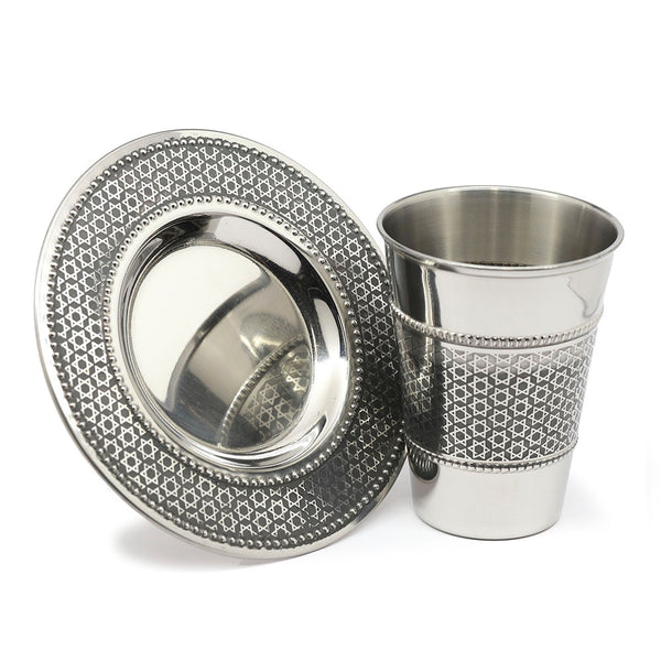 Kiddusch Cup- Mogen David Pewter