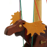 Bull Moose Marionette with Stand