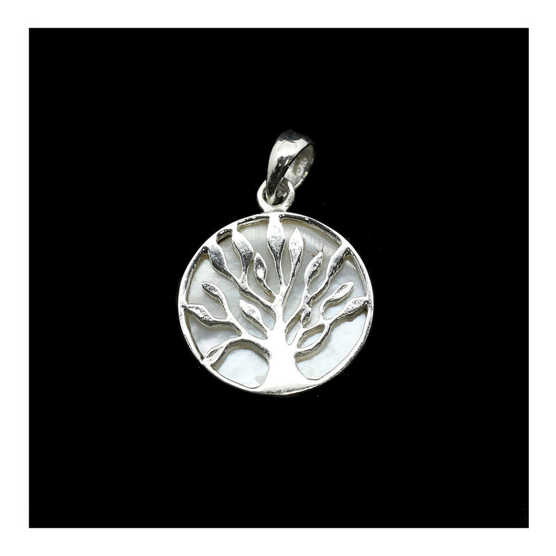 Pendant- Tree of Life in Sterling Silver with Stone