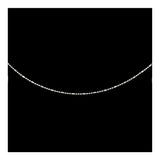 Sterling Silver Bead/Bar Chain 16"