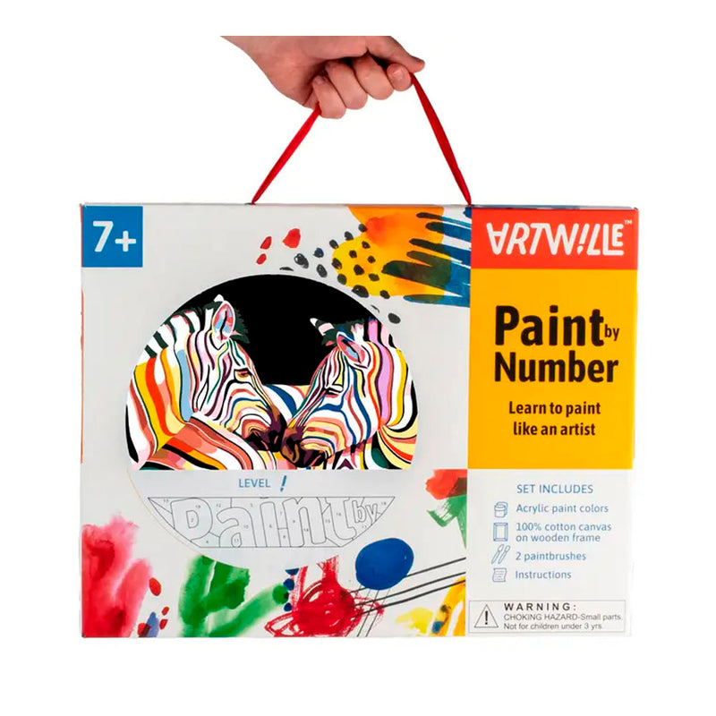 Paint by Numbers: Zebras