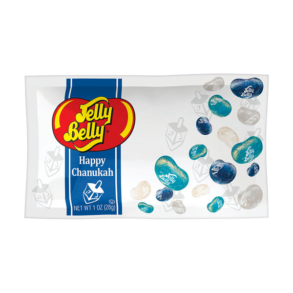 Happy Chanukah Jelly Bellies - 1oz Bag OU Certified Kosher