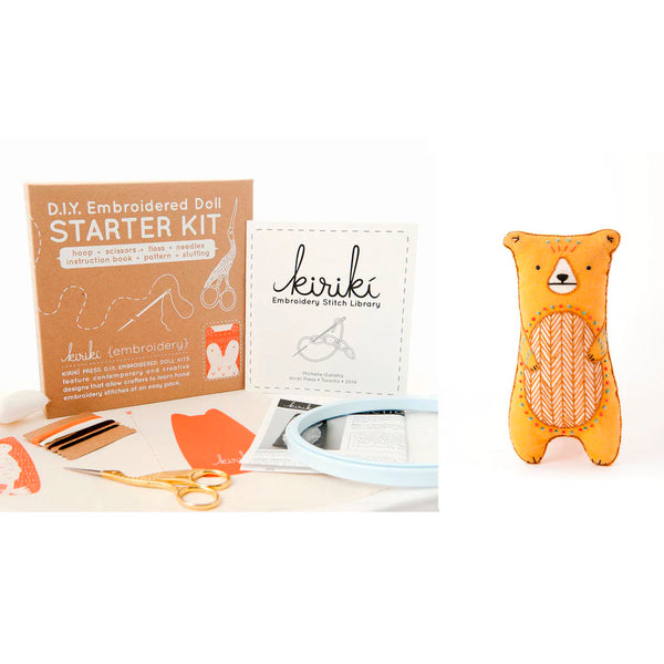 D.I.Y. Embroidered Doll Starter Kit Level 2