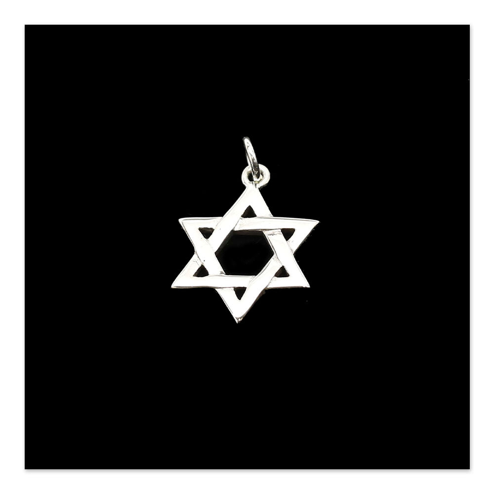 Pendant- Woven Star of David in Sterling Silver