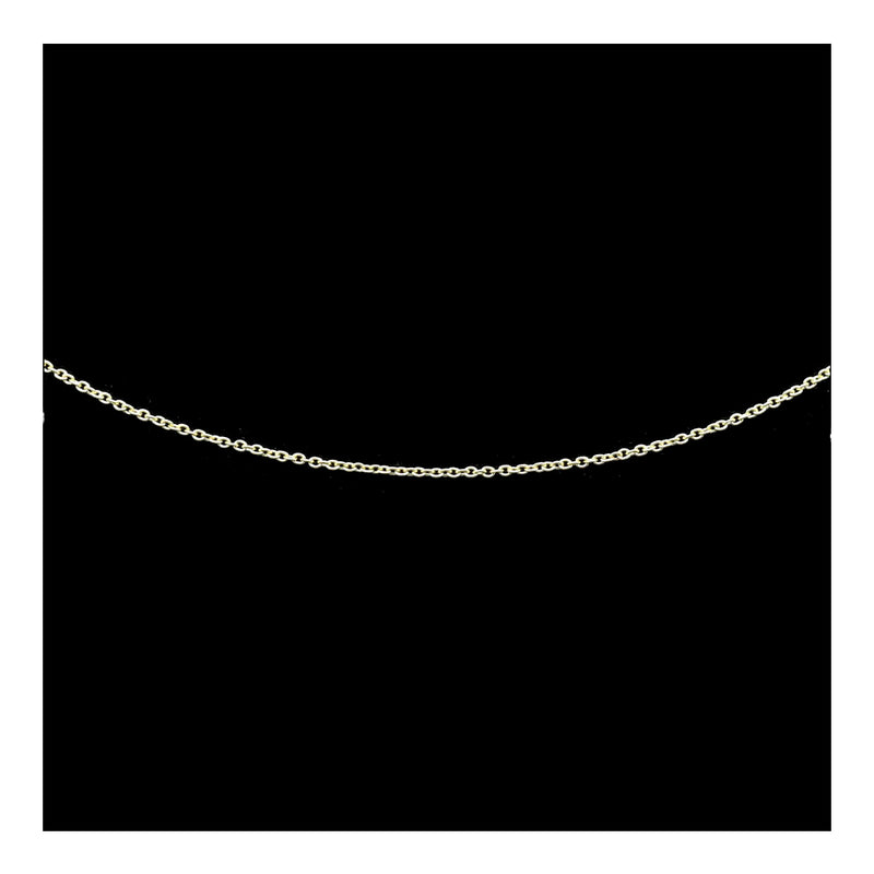 14K Gold Baby Cable Chain 16"
