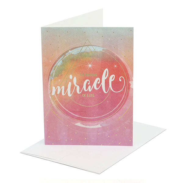 Greeting Card "The Precious Miracle of Life"