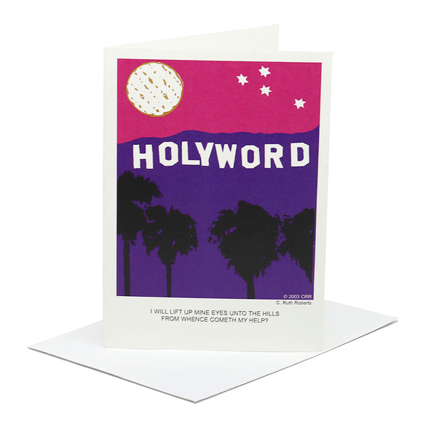 Greeting Card "HOLYWORD" by Ruth Roberts
