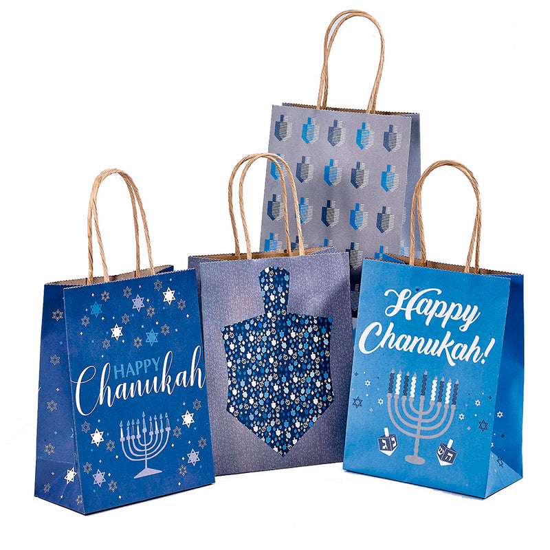 Set of 4 Hanukkah Gift Bags