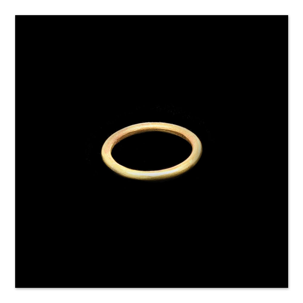 Ring- Simple Handcrafted Brass by Jordan Aiken