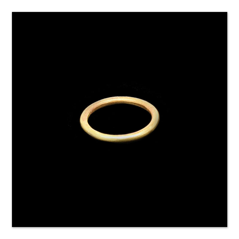Ring- Simple Handcrafted Brass by Jordan Aiken