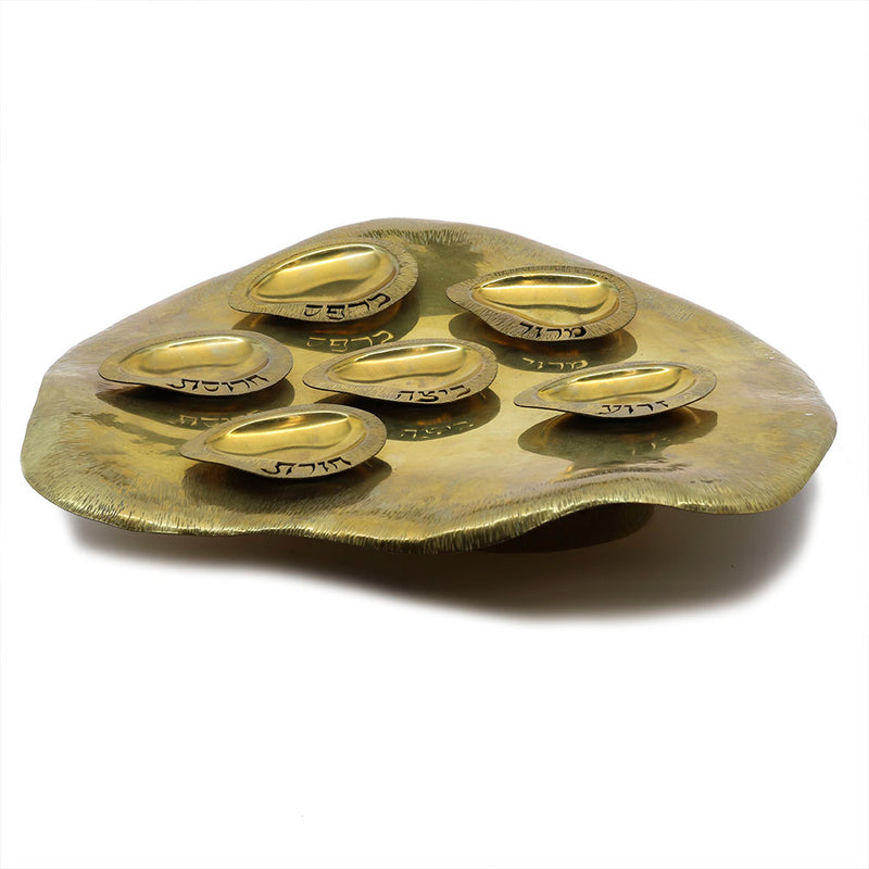 On Sale- Brass Seder Plate