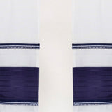 Tallit Set- Ramat Gan (Navy with White Contrast Stripe)
