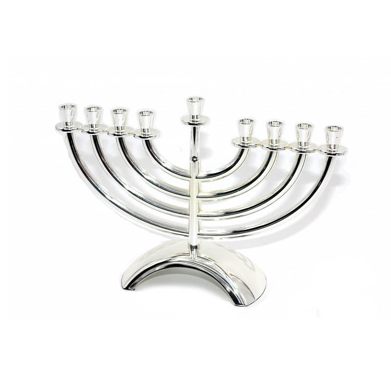 Classic Silverplated Hanukkiah