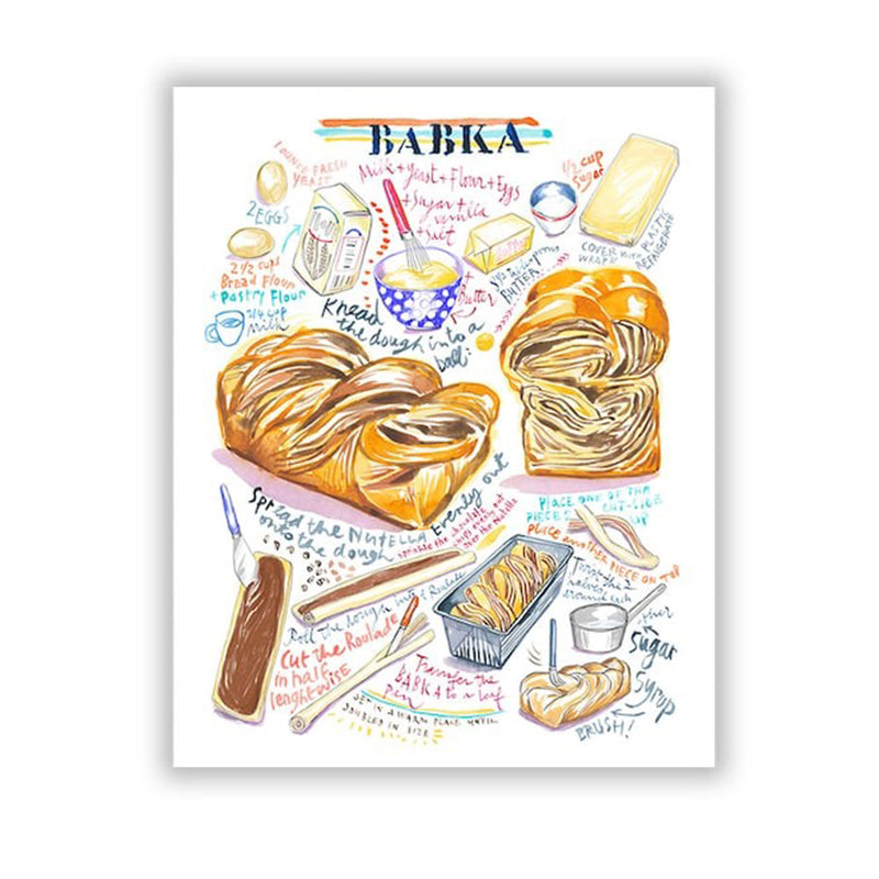 Fine Art Print: Chocolate Babka