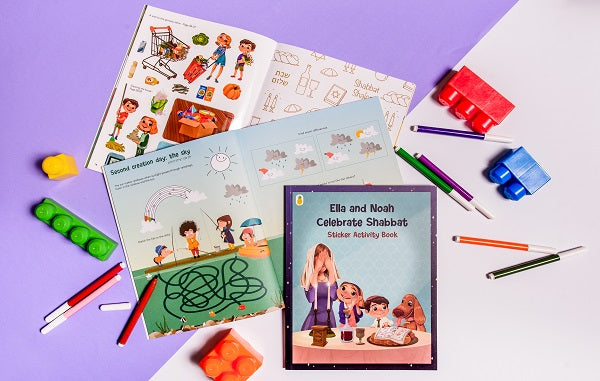 Ella and Noah Celebrate Shabbat: Sticker Activity Book